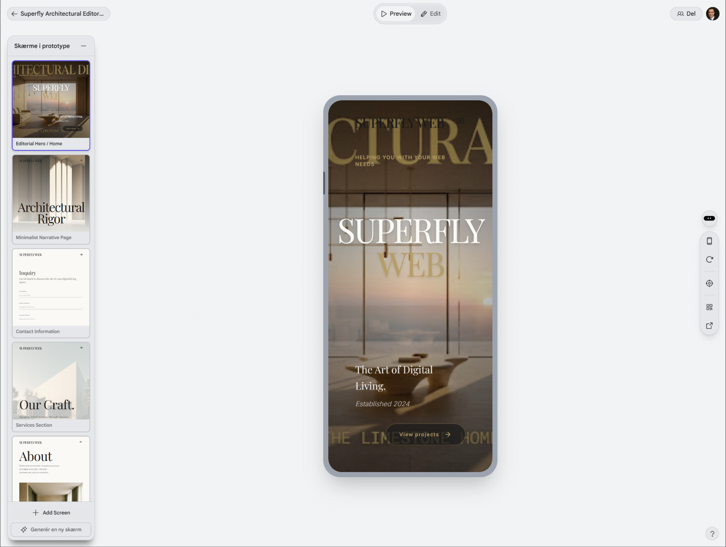 Stitch Superfly Web Prototype preview Mobile (Large)